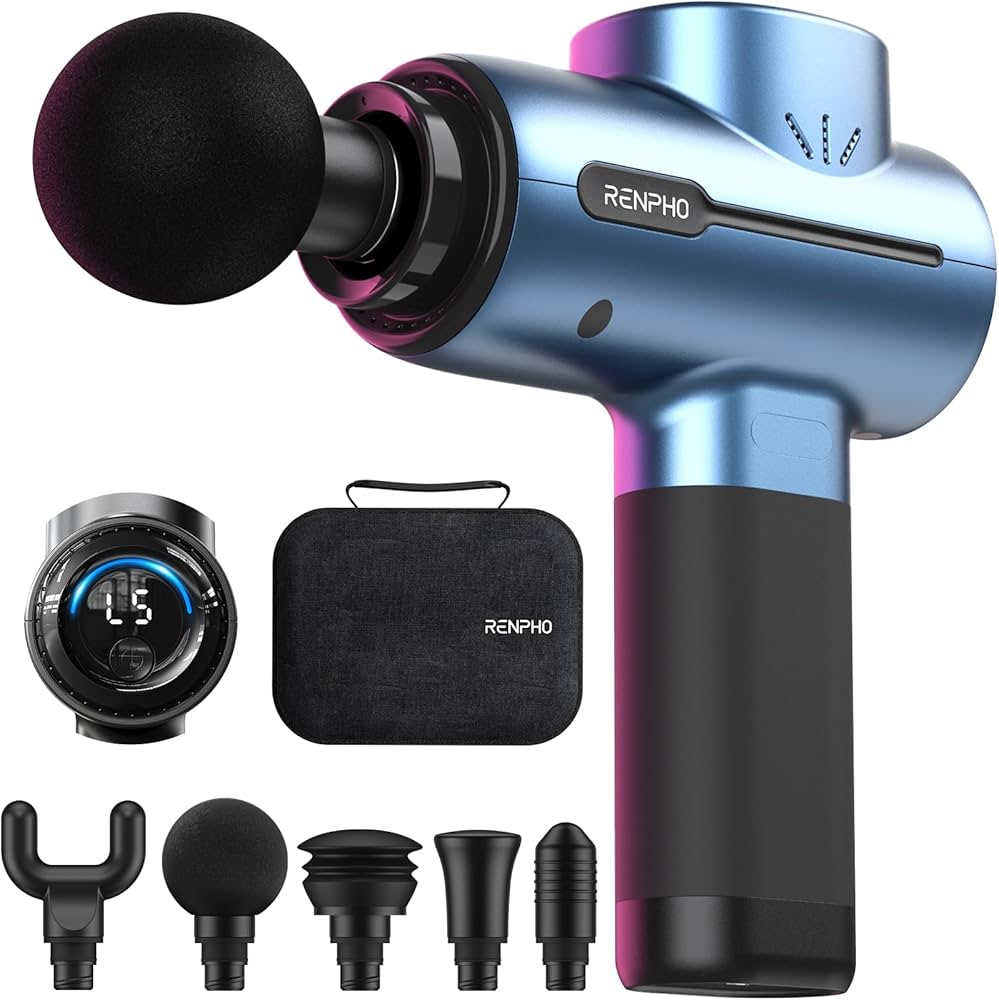 Renpho Active Massage Gun, 3200 RPM, USB Charging