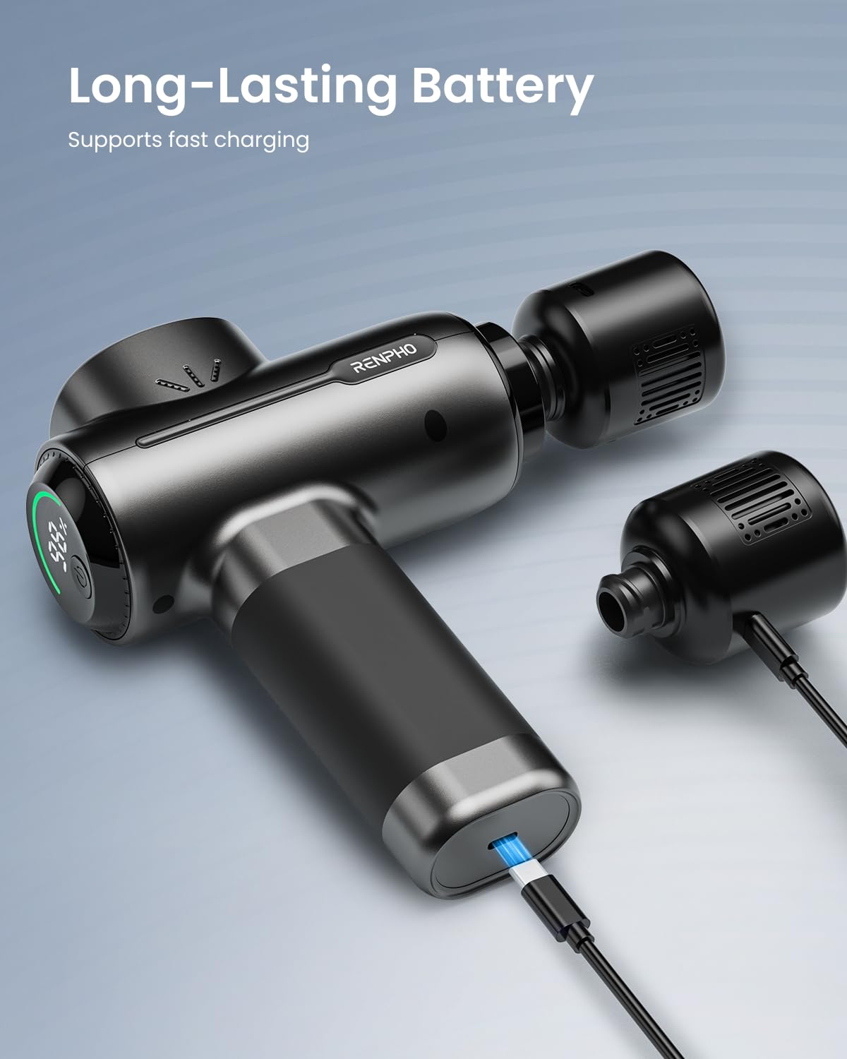 Renpho Active+ Thermacool Massage Gun, Hot and Cold