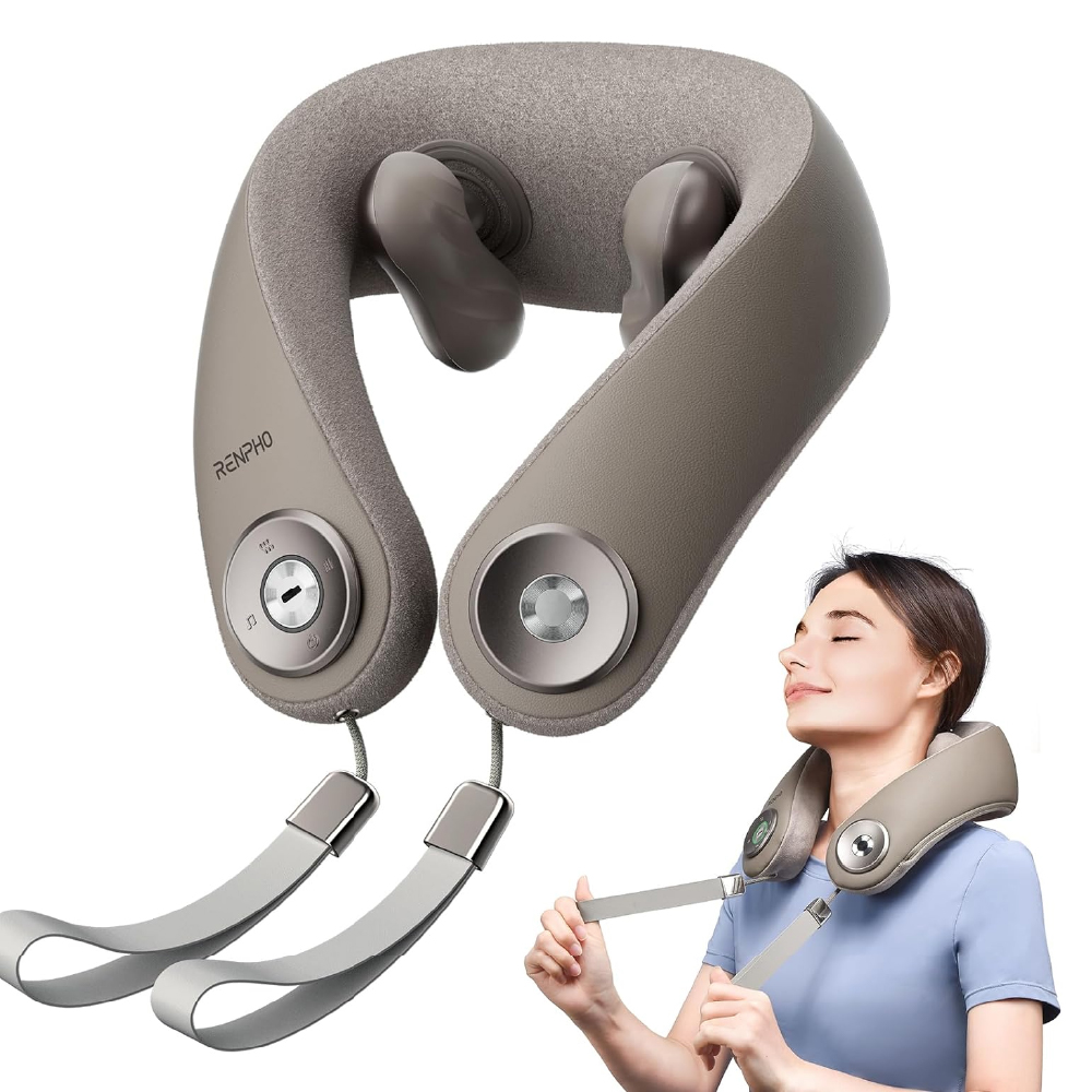 Renpho Neck Massager with Heat and Bluetooth
